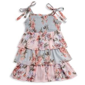 Bardot Junior Minka Tiered Floral Print Dress - 5T